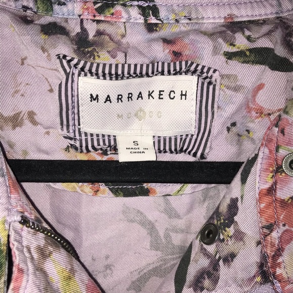 Marrakech Darcy Tencel Lilac Camo Jacket - Picture 4 of 5